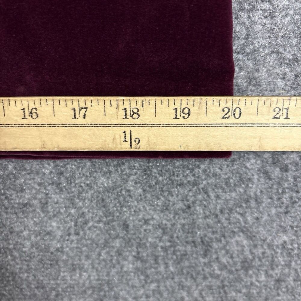 Cos Cob Blazer Womens Size 12 Burgundy Velvet Jacket Vintage - Picture 7 of 10